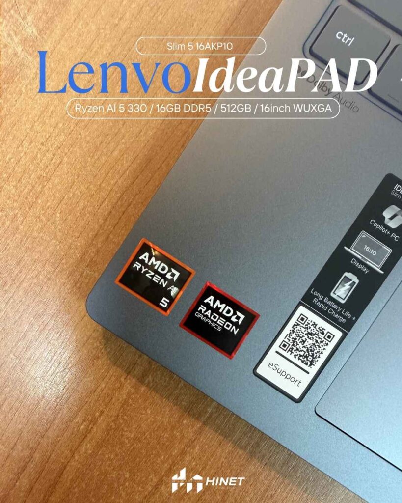 Lenovo IdeaPad Slim 5 16AKP10 Review: The Ultimate Budget AI Laptop with AMD Ryzen™ AI 5 330 3 Lenovo IdeaPad Slim 5 16AKP10