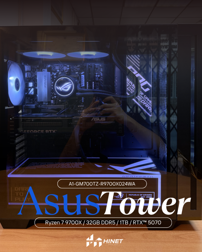 ASUS PC Tower A1-GM700TZ-R9700X024WA Review 2026: Ryzen 7 9700X + RTX 5070 SME Workstation 5 PCAsusTower